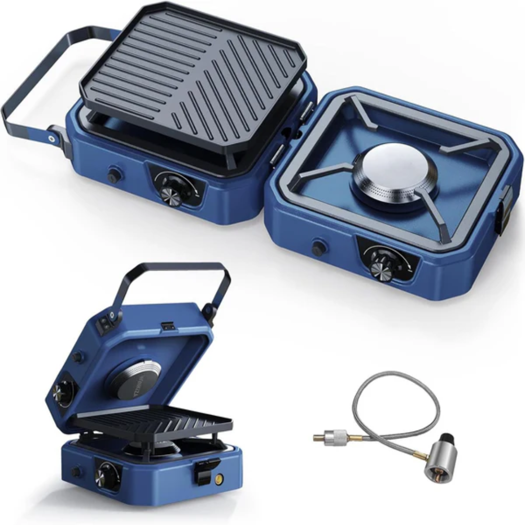 Wholesale Portable Camping Gas Stove with Grill and Dual Burners Supplier UAE